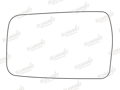Summit Stick-On Anti Dazzle Mirror Glass fits Ford Escort, Orion LHS - Summit Shop