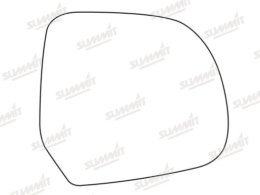 Summit Stick-On Standard Mirror Glass fits Nissan Micra Pixo 10 on RHS - Summit Shop