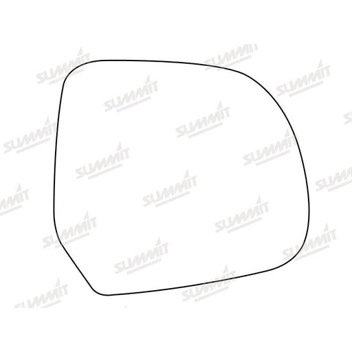 Summit Stick-On Standard Mirror Glass fits Nissan Micra Pixo 10 on RHS - Summit Shop