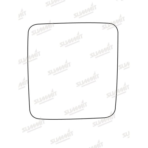 Summit Heated Base Plate With Commercial Mirror Glass fits Vauxhall Combo C 02 to 12 RHS - Summit Shop