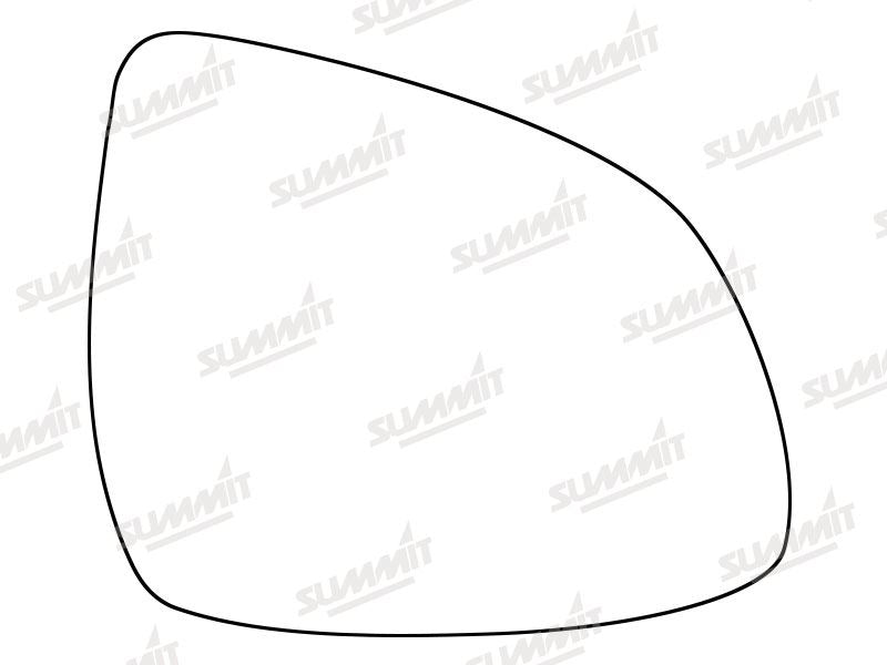 Summit Stick-On Aspheric Mirror Glass fits BMW X3, X4 & X5 RHS - Summit Shop