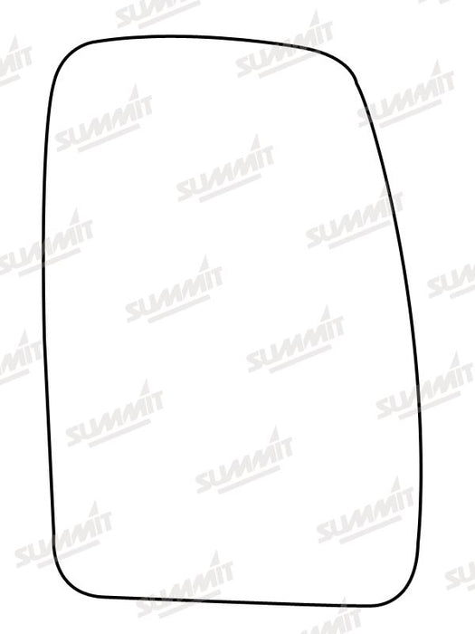 Summit Heated Base Plate With Commercial Mirror Glass fits Renault Master 03 to 10 RHS - Summit Shop