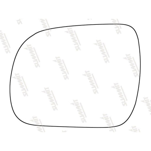 Summit Stick-On Standard Mirror Glass fits Lexus RX 03 to 09 LHS - Summit Shop