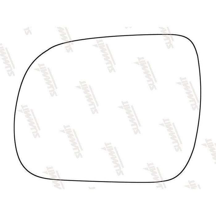 Summit Stick-On Standard Mirror Glass fits Lexus RX 03 to 09 LHS - Summit Shop