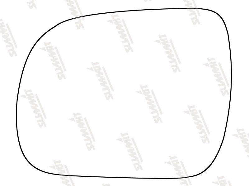 Summit Stick-On Standard Mirror Glass fits Lexus RX 03 to 09 LHS - Summit Shop