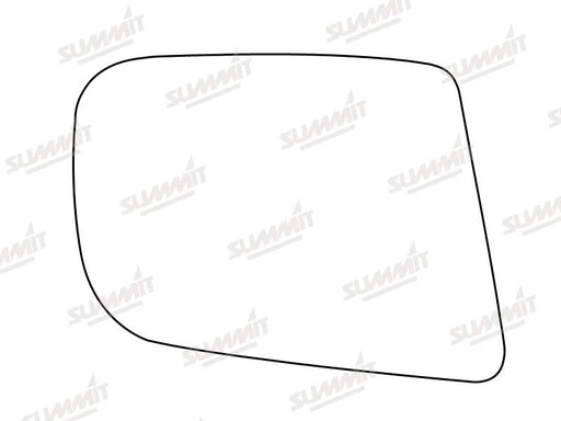 Summit Stick-On Anti Dazzle Mirror Glass fits Vauxhall Carlton LHS - Summit Shop