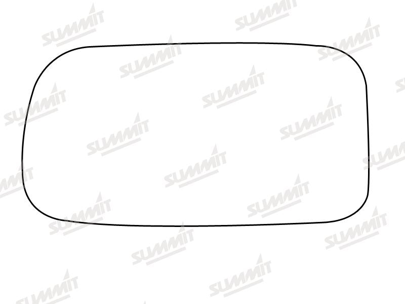Summit Stick-On Standard Mirror Glass fits Nissan Primera LHS - Summit Shop