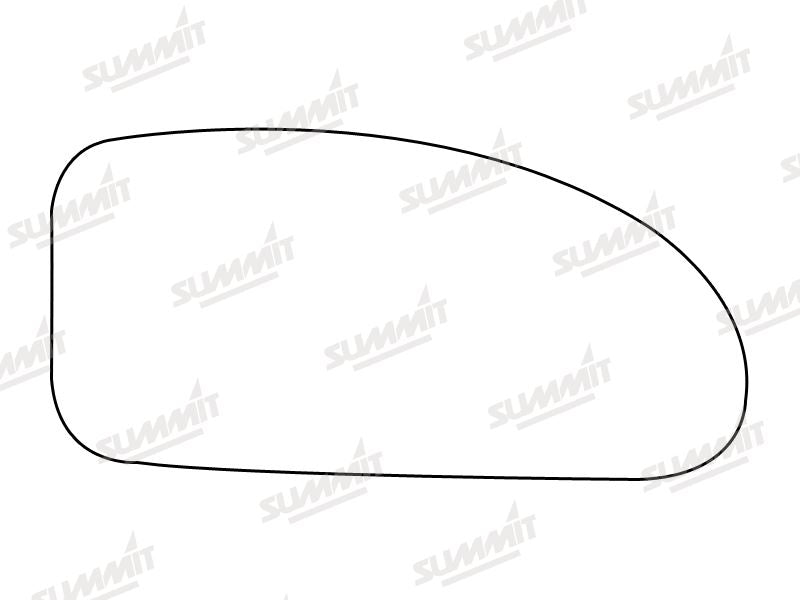 Summit Non-Heated Base Plate With Standard Mirror Glass fits Ford Focus 98 to 04 RHS - Summit Shop