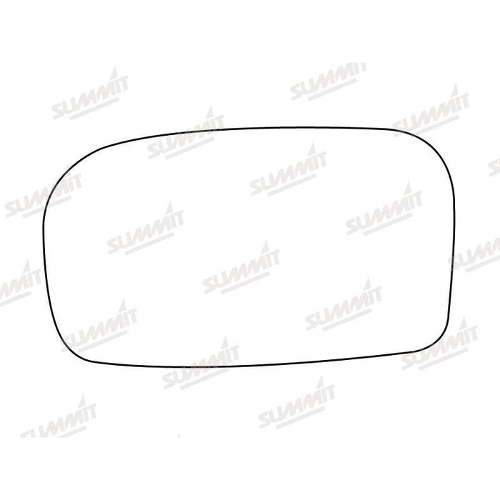 Summit Stick-On Standard Mirror Glass fits Honda Civic 02 to 05 LHS - Summit Shop