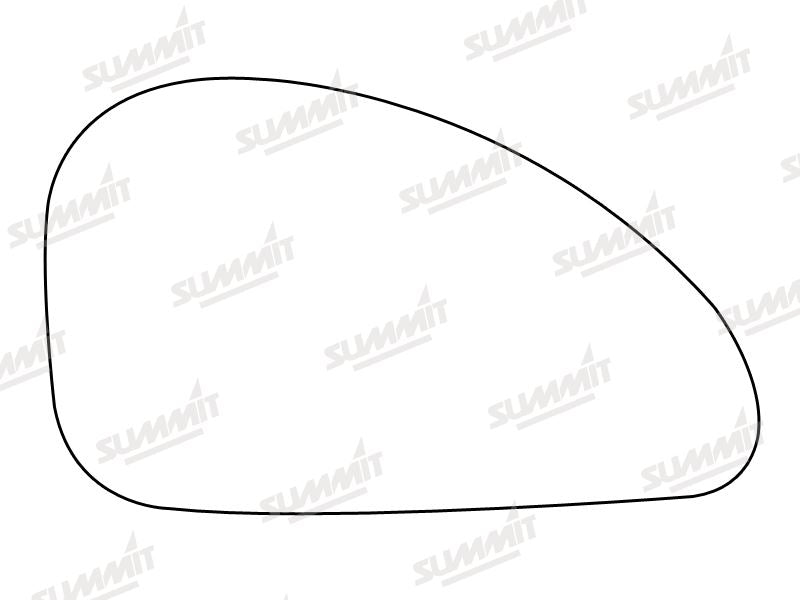 Summit Stick-On Standard Mirror Glass fits Ford Cougar RHS - Summit Shop
