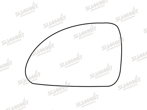 Summit Stick-On Standard Mirror Glass fits Kia Ceed 06 to 12 LHS - Summit Shop