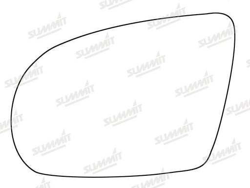 Summit Stick-On Standard Mirror Glass fits Audi A8 11 to 14 LHS - Summit Shop