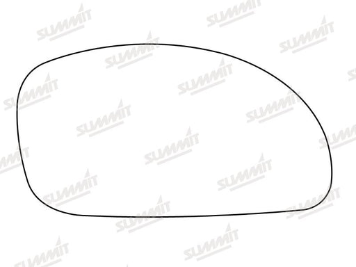 Summit Stick-On Standard Mirror Glass fits Hyundai Lantra RHS - Summit Shop