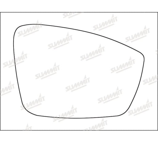 Summit Heated Base Plate With Standard Mirror Glass fits VW Up 12 on RHS - Summit Shop