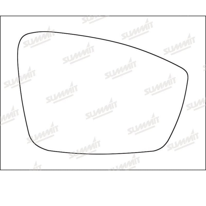 Summit Heated Base Plate With Standard Mirror Glass fits VW Up 12 on RHS - Summit Shop