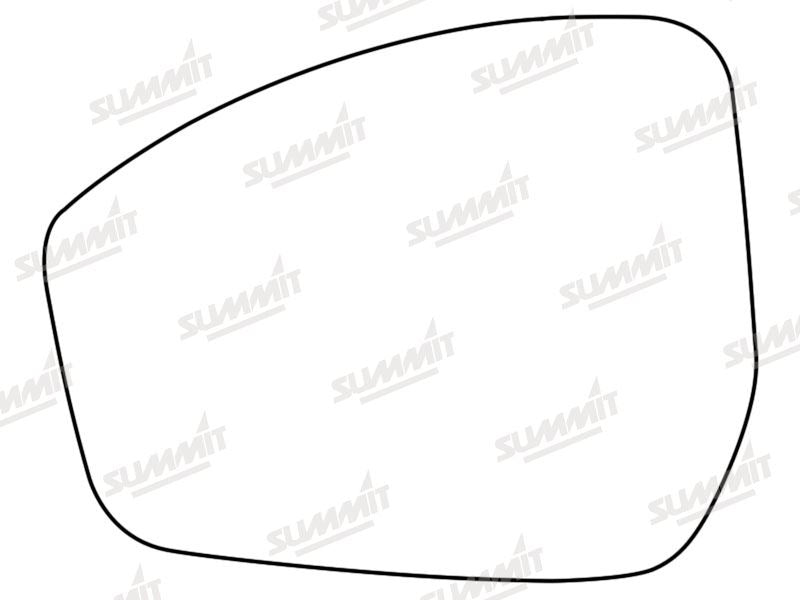 Summit Stick-On Standard Mirror Glass fits Range Rover Evoque 14 on LHS - Summit Shop