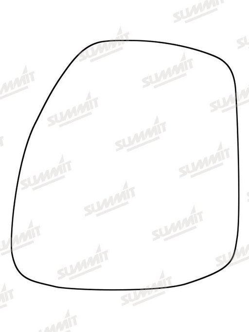 Summit Stick-On Standard Mirror Glass fits Land Rover Discovery 13 to 15 RHS - Summit Shop