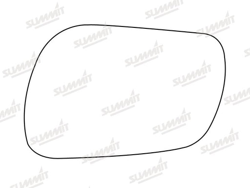 Summit Stick-On Standard Mirror Glass fits Mazda 6 LHS - Summit Shop