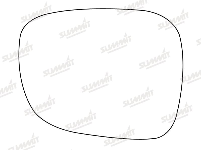 Summit Stick-On Standard Mirror Glass fits BMW X1 X3 10 on LHS - Summit Shop