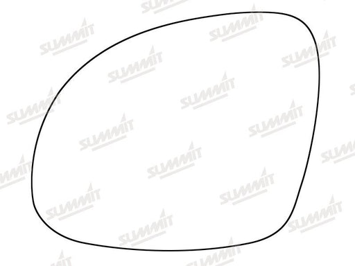Summit Stick-On Standard Mirror Glass fits VW Tiguan 07 on LHS - Summit Shop
