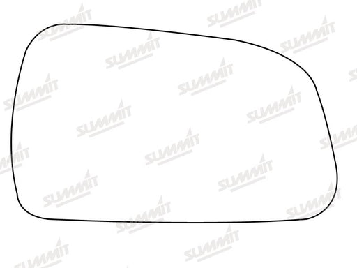 Summit Heated Base Plate With Standard Mirror Glass fits Hyundai Tucson 04 to 09 RHS - Summit Shop