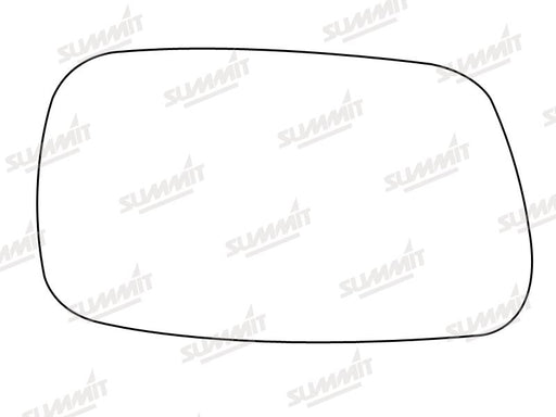 Summit Stick-On Standard Mirror Glass fits Toyota Avensis 97 to 02 LHS - Summit Shop