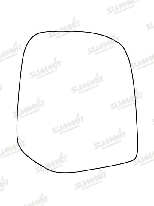 Summit Stick-On Standard Mirror Glass fits Ford Ranger 06 to 14 LHS - Summit Shop