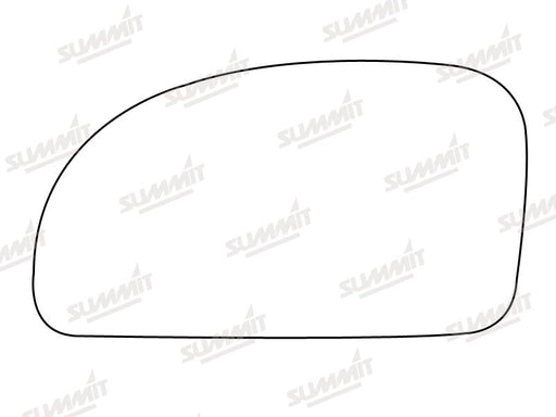 Summit Stick-On Standard Mirror Glass fits Hyundai Getz LHS - Summit Shop
