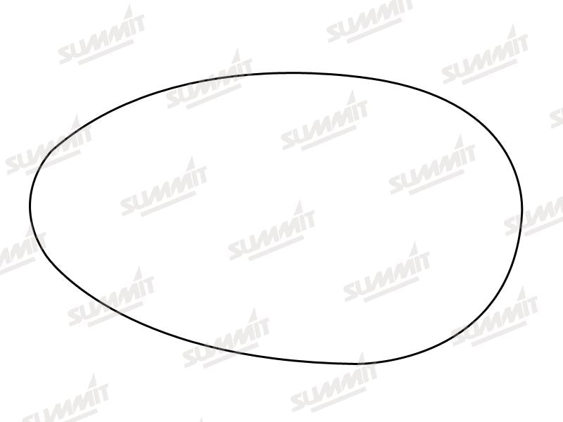 Summit Stick-On Standard Mirror Glass fits Rover 25 99 on 45 00 on LHS - Summit Shop