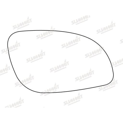 Summit Heated Base Plate With Standard Mirror Glass fits Vauxhall Vectra 02 On RHS - Summit Shop