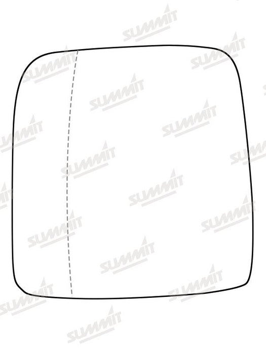 Summit Stick-On Commercial Mirror Glass fits Renault Trafic 16 On LHS - Summit Shop
