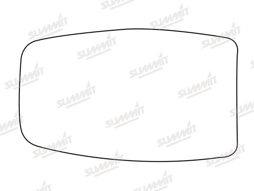 Summit Stick-On Standard Mirror Glass fits Alfa 33 LHS - Summit Shop