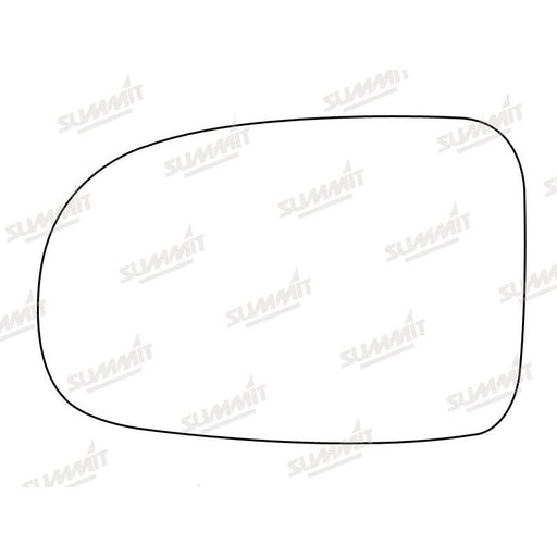 Summit Non-Heated Base Plate With Standard Mirror Glass fits Vauxhall Corsa / Corsa C 00 to 05 LHS - Summit Shop