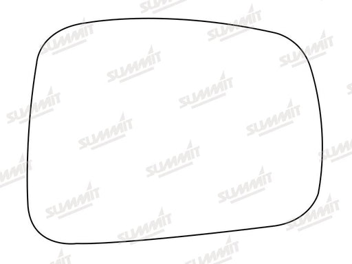 Summit Stick-On Aspheric Mirror Glass fits Honda FR - V 04 to 10 RHS - Summit Shop
