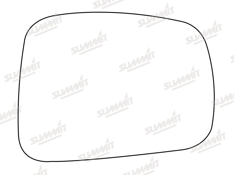 Summit Stick-On Aspheric Mirror Glass fits Honda FR - V 04 to 10 RHS - Summit Shop