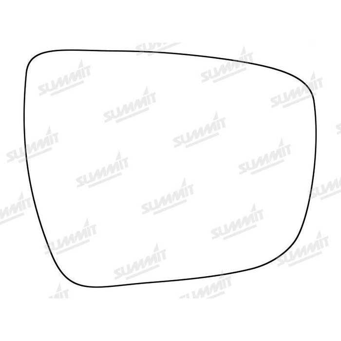 Summit Heated Base Plate With Standard Mirror Glass fits Nissan Qashqai 14 on RHS - Summit Shop