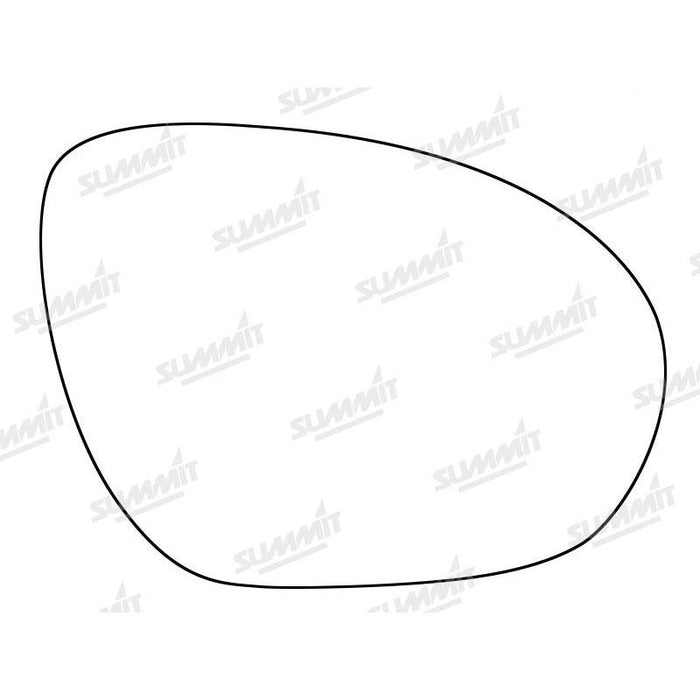 Summit Heated Base Plate With Standard Mirror Glass fits Nissan Juke 10 to 14 RHS - Summit Shop