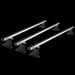 Summit Commercial 3 x Aluminium Fixed Point Roof Bars Rack 1.5m SULC-014 - Summit Shop
