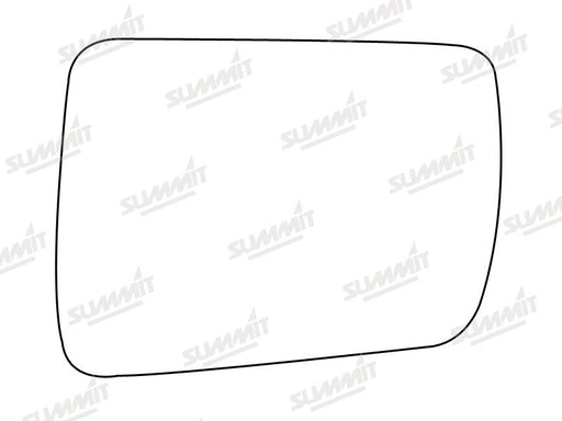 Summit Stick-On Standard Mirror Glass fits Chrysler Cherokee LHS - Summit Shop