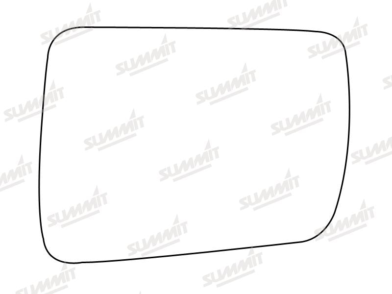Summit Stick-On Standard Mirror Glass fits Chrysler Cherokee LHS - Summit Shop