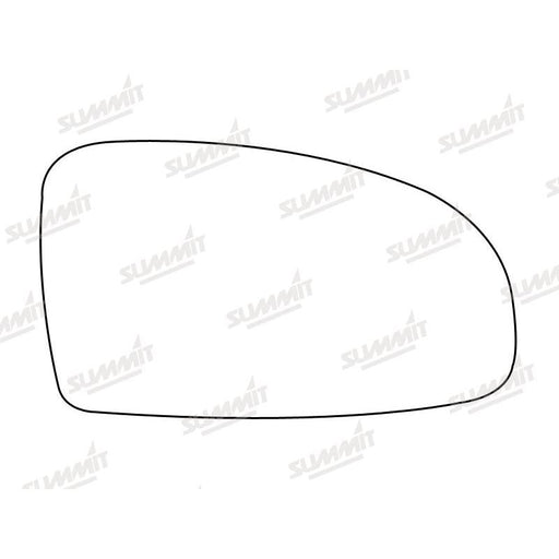 Summit Stick-On Standard Mirror Glass fits Daewoo Kalos 02 on RHS - Summit Shop