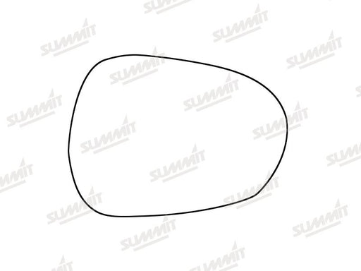 Summit Stick-On Standard Mirror Glass fits Alfa Romeo Guilia 15-20 RHS - Summit Shop