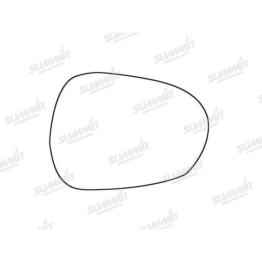Summit Stick-On Standard Mirror Glass fits Alfa Romeo Guilia 15-20 RHS - Summit Shop
