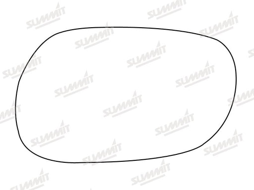 Summit Stick-On Standard Mirror Glass fits Mitsubishi Lancer LHS - Summit Shop