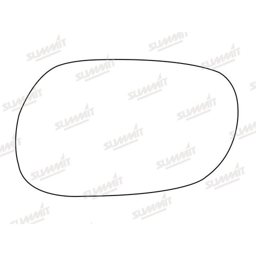 Summit Stick-On Standard Mirror Glass fits Mitsubishi Lancer LHS - Summit Shop