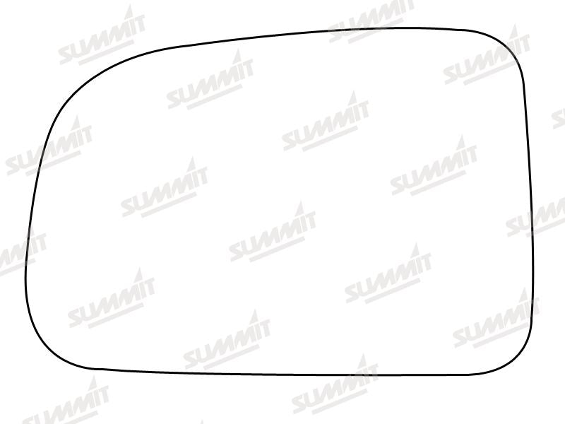 Summit Stick-On Standard Mirror Glass fits Honda HRV 99 on LHS - Summit Shop