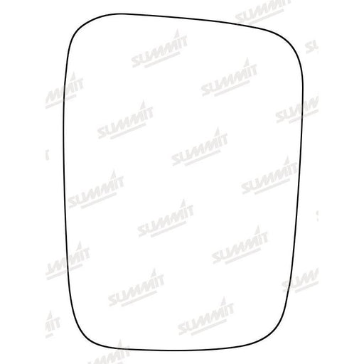 Summit Stick-On Standard Mirror Glass fits Isuzu Trooper LHS - Summit Shop