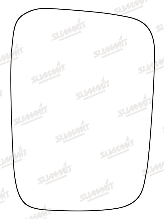 Summit Stick-On Standard Mirror Glass fits Isuzu Trooper LHS - Summit Shop