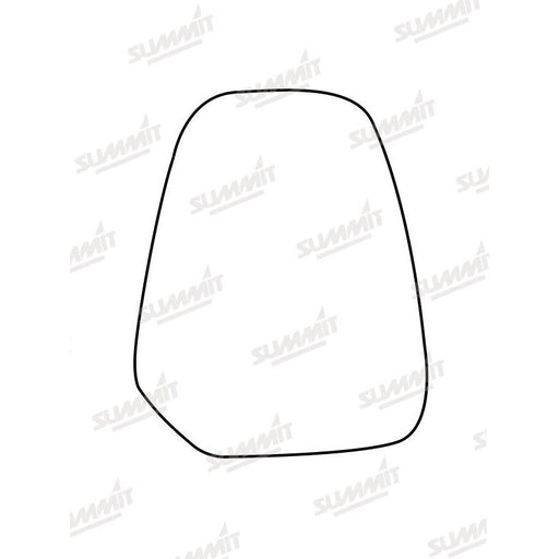 Summit Heated Backing Plate with Commercial Glass fits Ford Transit Courier 14-17 LHS - Summit Shop