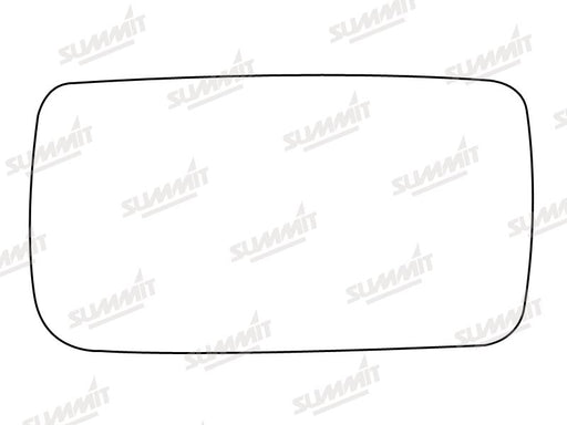 Summit Stick-On Standard Mirror Glass fits Ford Escort Estate Orion LHS - Summit Shop